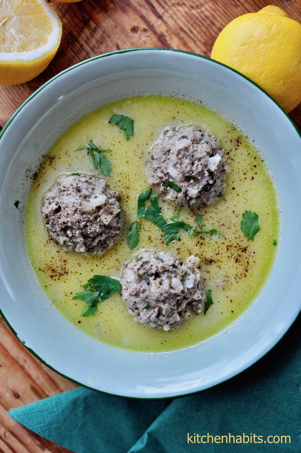 Γιουβαρλάκια – Meatball soup Γιουβαρλάκια – Meatball soup