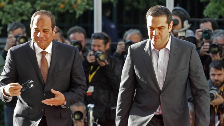 Ελούντα-Σύνοδος Κορυφής: Σε εξέλιξη διμερής συνάντηση του Αλέξη Τσίπρα με τον αλ Σίσι