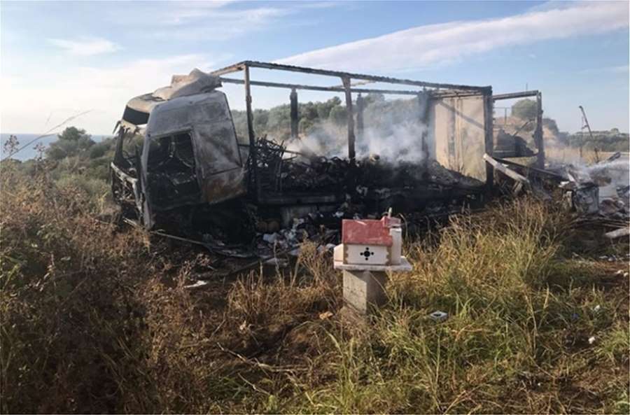 Καβάλα: 11 μετανάστες απανθρακώθηκαν μετά από σύγκρουση ΙΧ με φορτηγό