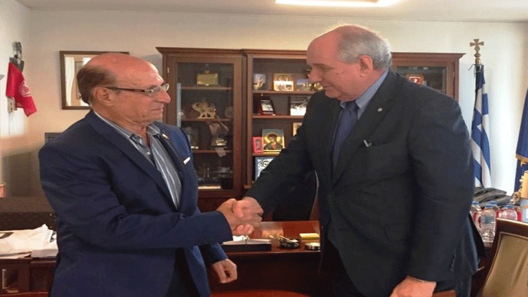 Επισκεψη του υφυπουργού εξωτερικών, Τέρενς Κουΐκ στην Αλεξάνδρεια της Αιγύπτου