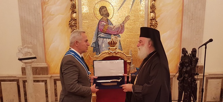 Στον Πατριάρχη Αλεξανδρείας ο Υπουργός Εθνικής Άμυνας Ε. Αποστολάκης