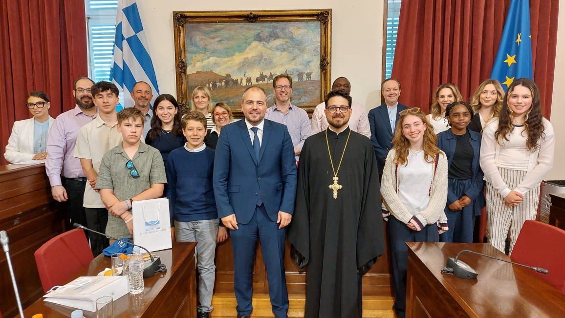 Συνάντηση του Προέδρου της Επιτροπής Ελληνισμού της Διασποράς με μαθητές και γονείς του ομογενειακού σχολείου “A. Fantis School” Συνάντηση του Προέδρου της Επιτροπής Ελληνισμού της Διασποράς με μαθητές και γονείς του ομογενειακού σχολείου “A. Fantis School”